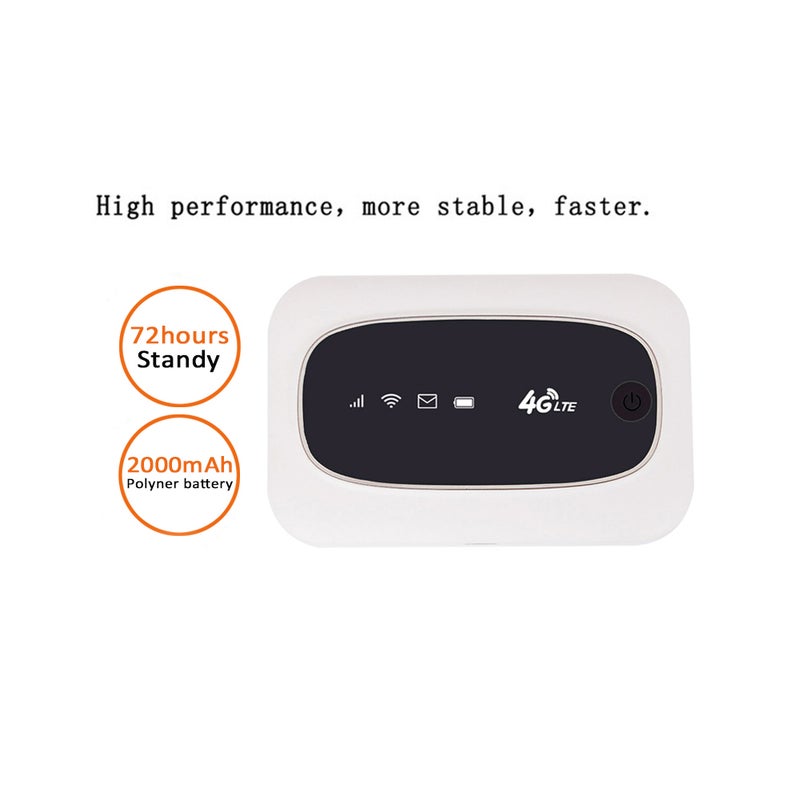 Generic - 4G LTE Mobile Wireless Wifi Router Black - Image 1