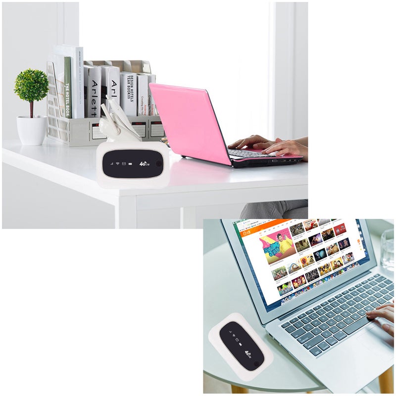 ماركة غير محددة - راوتر ماي فاي محمول يدعم تقنية 4G LTE أسود - Image 1