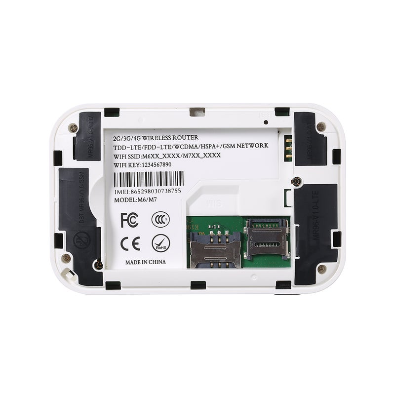 ماركة غير محددة - راوتر ماي فاي محمول يدعم تقنية 4G LTE أسود - Image 1