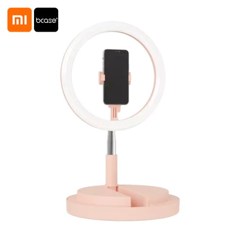 Xiaomi Youpin Bcase 10'' Ring Light with LED Ring Light Extendable Stand Phone Holder Pink