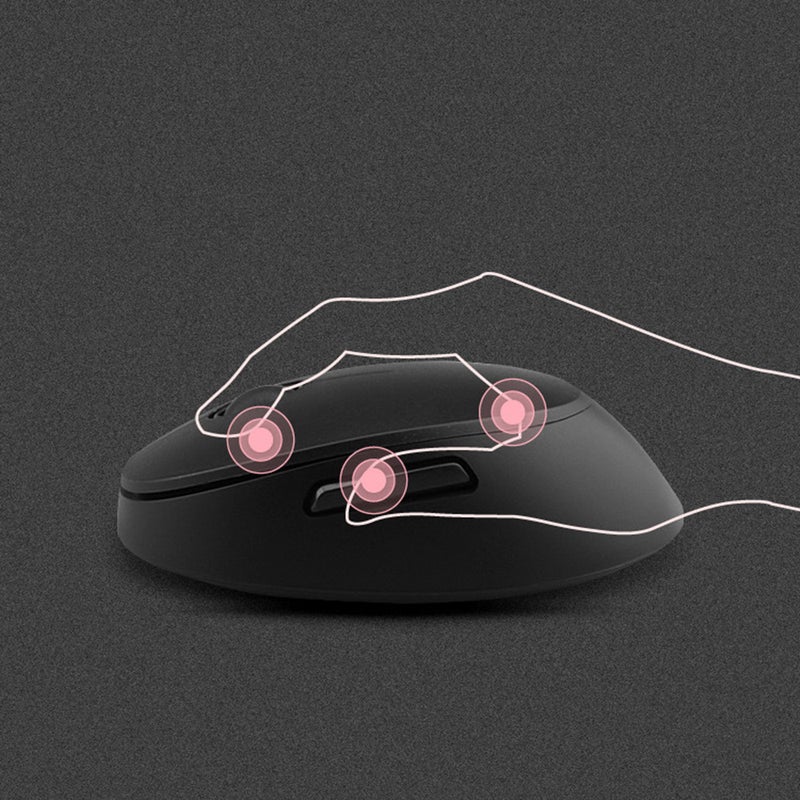 Cordless Mechanical Round Cap Keyboard And Mouse Pink  - Image 4