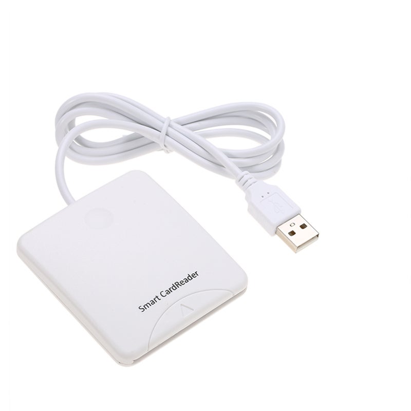 STW USB 2.0 Smart Card Reader ID/EMV Bank/SIM Card Adapter White - v1605095543/N41425151A_4