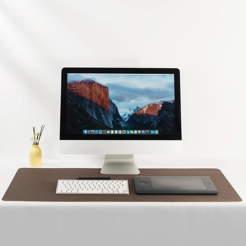 Generic - Xiaomi Mijia Mouse Computer Laptop Desk Pad for Office Gaming Brown - Image 1