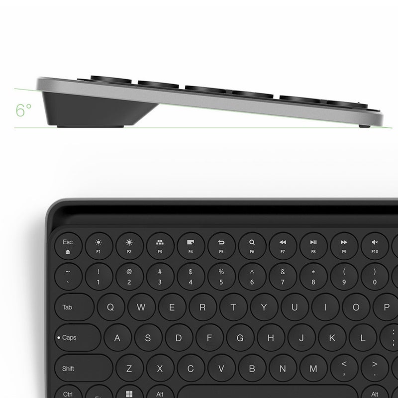 MIIIW - Xiaomi BT Dual Mode Wireless Keyboard For Windows Mac Android iOS Black - Image 1