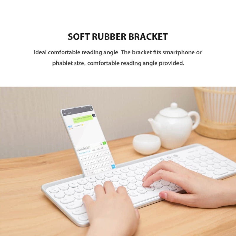 MIIIW - Xiaomi BT Dual Mode Wireless Keyboard For Windows Mac Android iOS Black - Image 1
