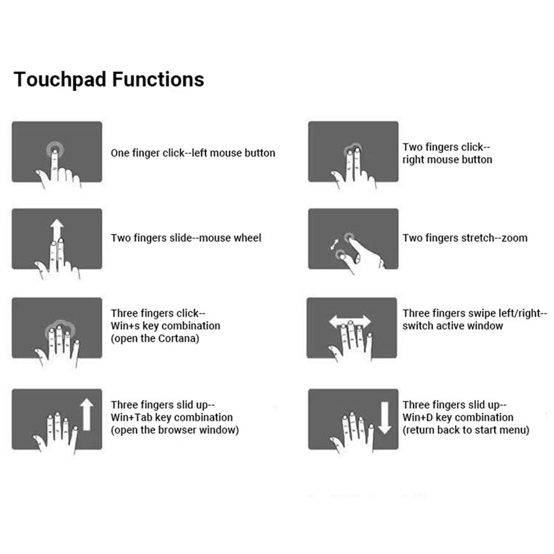 Foldable BT Portable Wireless Keyboard with Built-in Rechargeable Battery Grey - Image 2
