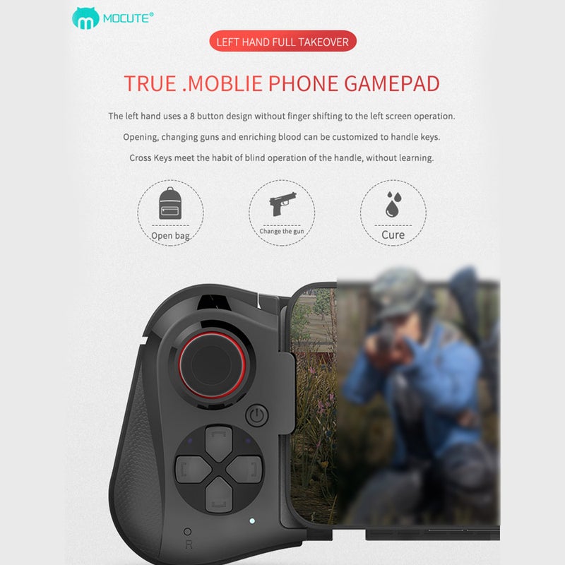 MOCUTE - 058 Wireless Bluetooth Joystick VR Telescopic Controller Gamepad For Smartphones - Image 1