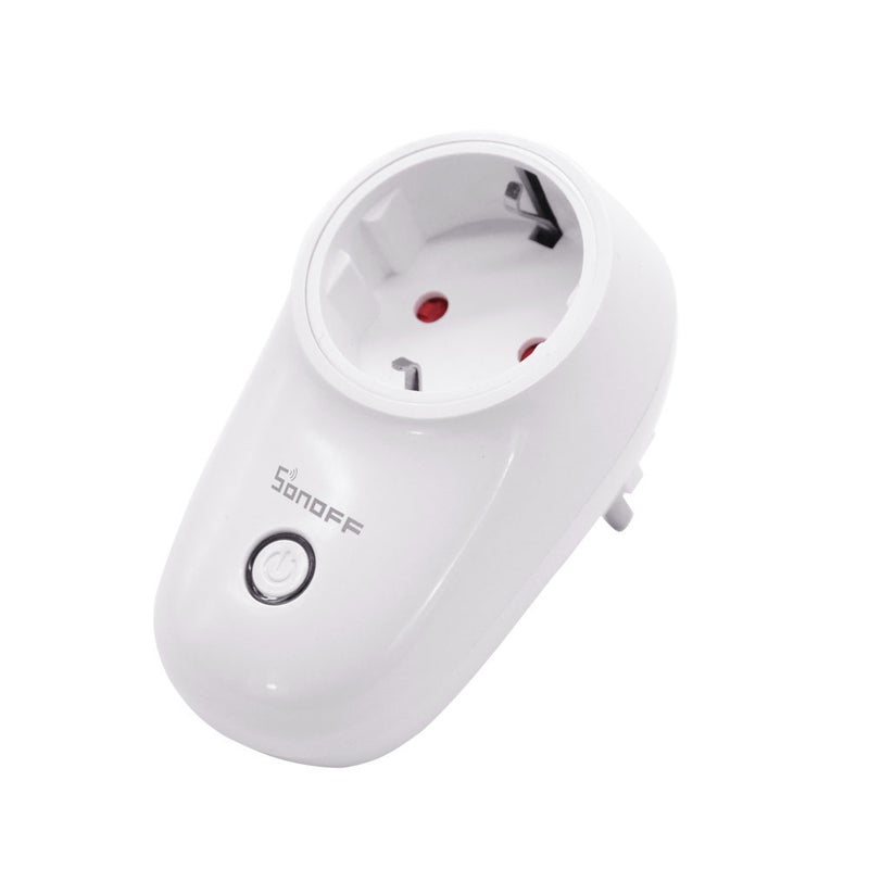 SONOFF - Sonoff S26 Wi-Fi Smart Plug Socket Outlet Home Automation Time Timing Switch White - Image 1