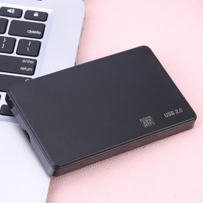 Sata HDD SSD to USB 2.0 Case Adapter 5Gbps Hard Disk Drive Enclosure Box Support 2TB HDD Disk for OS Windows Black  - Image 3