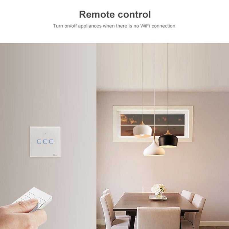 SONOFF - RM433 8 Keys Multipurpose Custom 433 MHz RF Remote Control Switch Replacement White - Image 1
