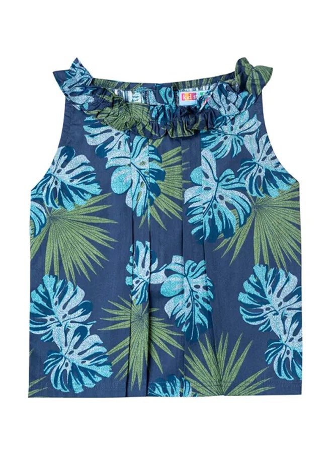 kid studio Floral Printed Top Multicolour - Image 1