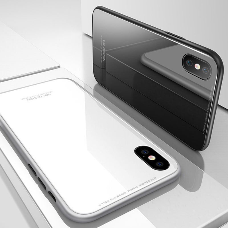 Magnetic Adsorption Case Clear Tempered Glass Black  - Image 2
