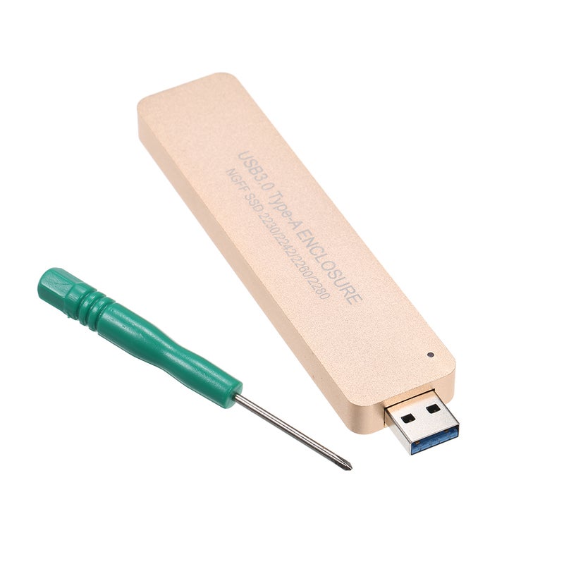 محرك أقراص SSD ساتا محمول ذهبي - Image 2