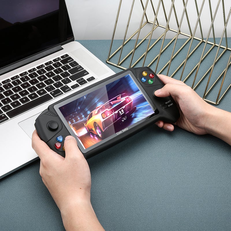 Generic - RS-08 7 Inch Screen 16GB Built-In 1000 Handheld Video Game Console With TF Card Slot And Double Rocker - Image 1