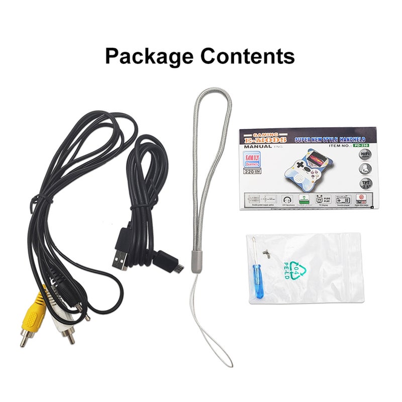 Retro Built-In 220 2.5 Inch Portable TFT LCD Color Screen Classic Handheld Game Console - Image 5