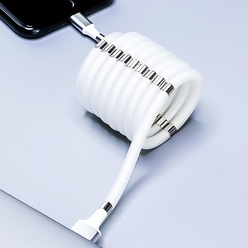 ماركة غير محددة كابل USB 3 في 1 مناسب للهواتف المحمولة اللون الأخضر العسكري  - Image 2