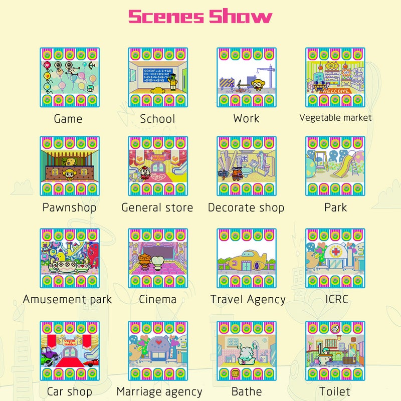 Electronic Cartoon Pet Handheld Game Console - Image 5