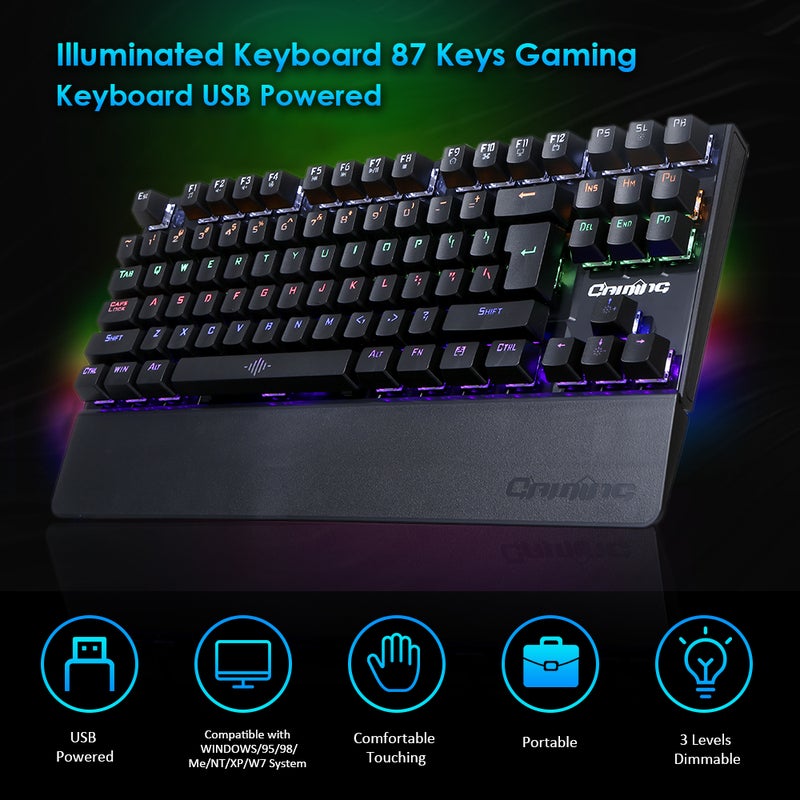 USB Powered Operated Gaming Keyboard  - Image 3