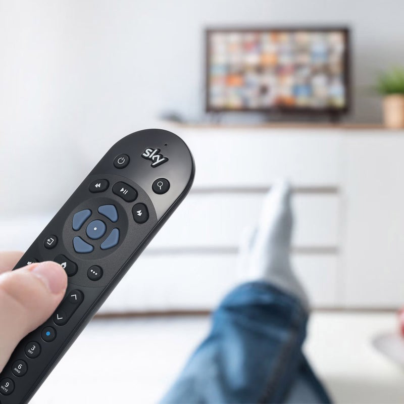 Generic - Infrared Remote Control For Sky Q Set Black - Image 1