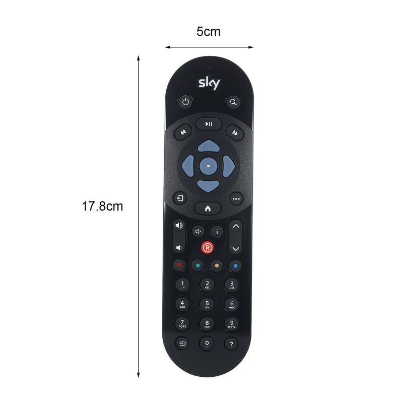 Generic - Infrared Remote Control For Sky Q Set Black - Image 1