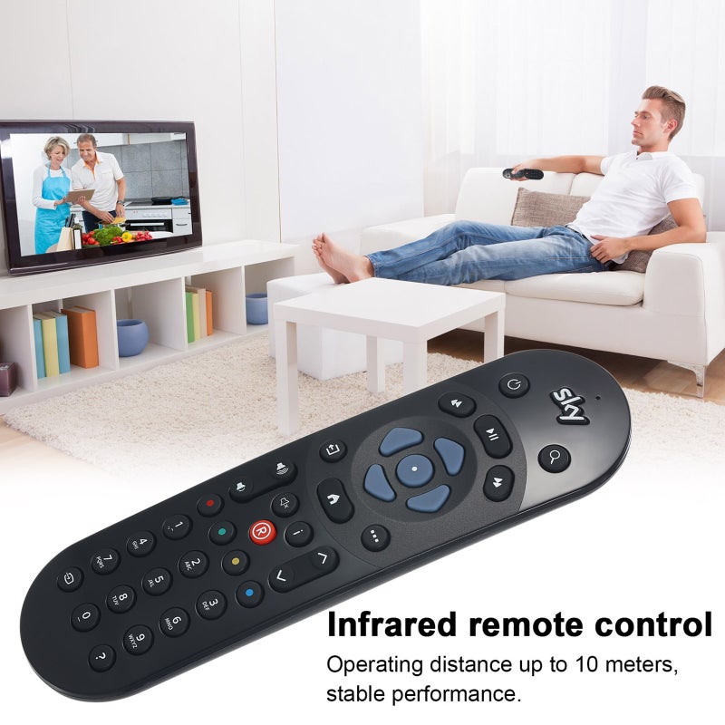 Generic - Infrared Remote Control For Sky Q Set Black - Image 1