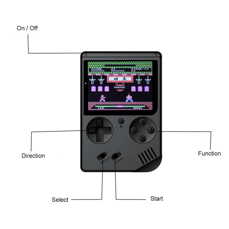 Retro Emulator Built-In 168 Handheld Handheld Video Game Console  - Image 5