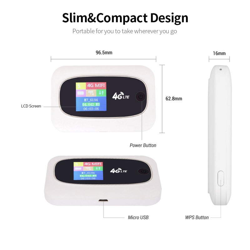 Generic - Portable WiFi USB Mini Router Black - Image 1