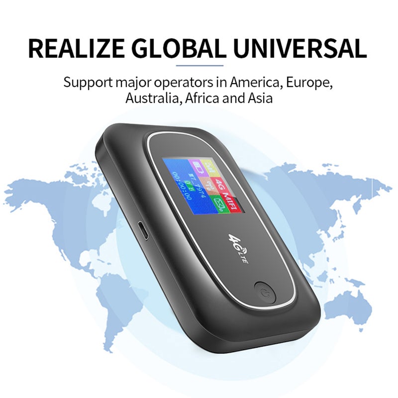 Generic - Portable WiFi USB Mini Router Black - Image 1