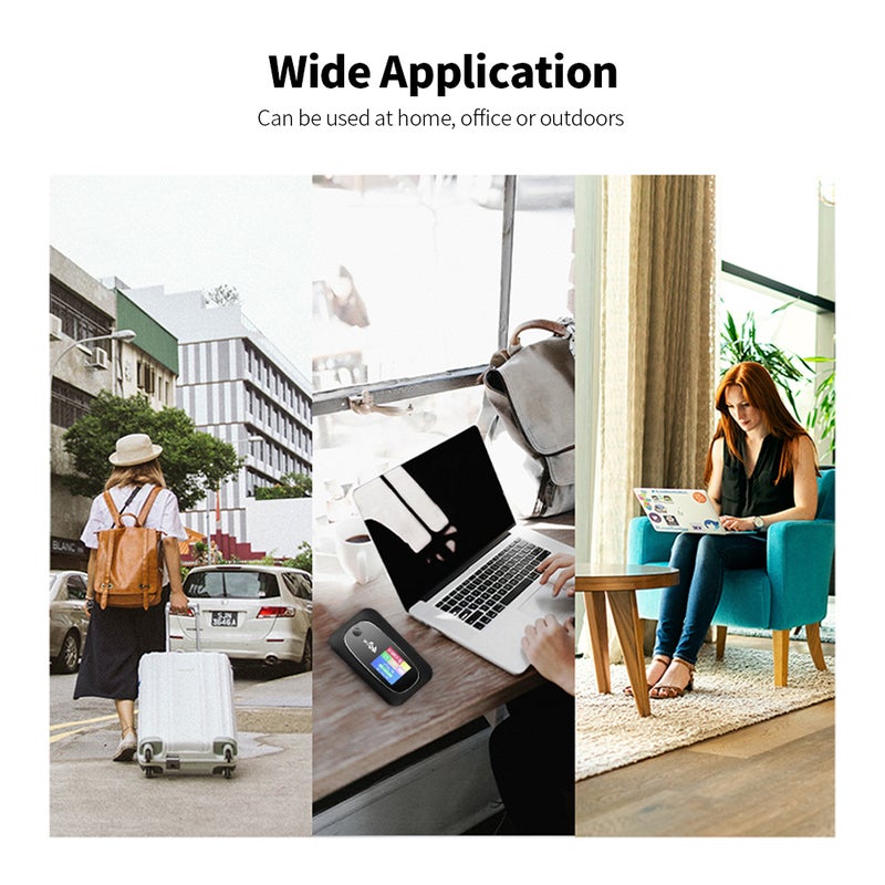Generic - Portable WiFi USB Mini Router Black - Image 1