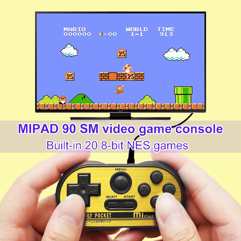 90 SM Built-in 20 8-Bit Handheld Video Game Console  - Image 1