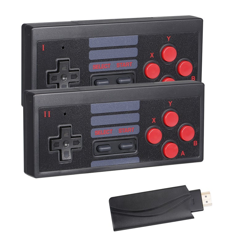 Mini Classic Built-In 628 Video Game Console with Two Wireless Controller And TF Card Slot - Image 4