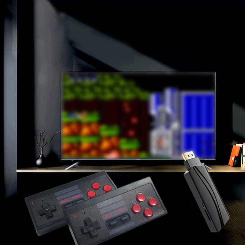 Mini Classic Built-In 628 Video Game Console with Two Wireless Controller And TF Card Slot - Image 5