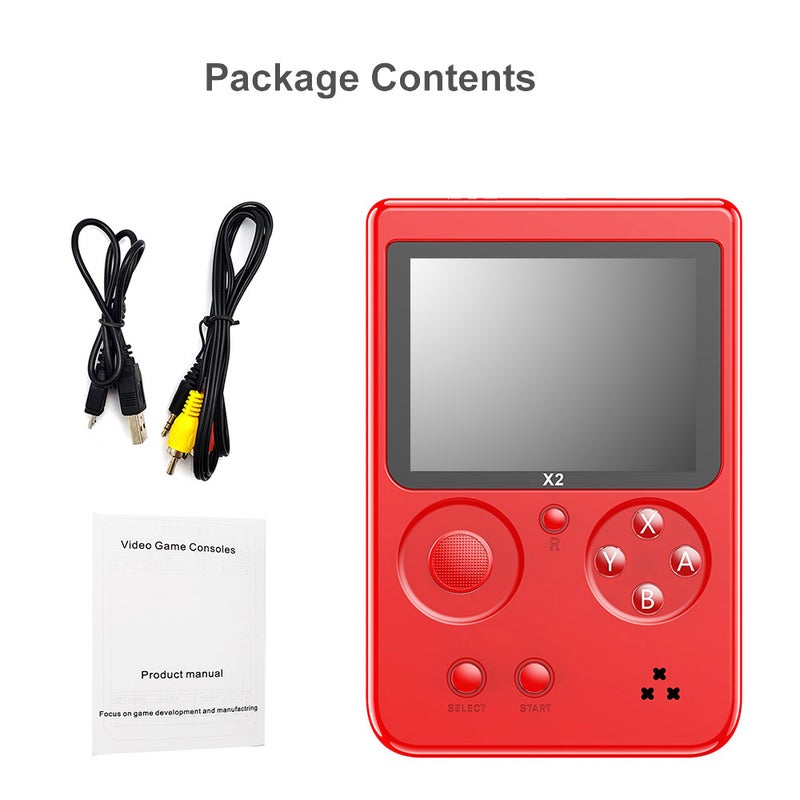 561-X2 Nostalgic 2.8 Inch LCD Screen Built-In 2500 Handheld Game Console - Image 2