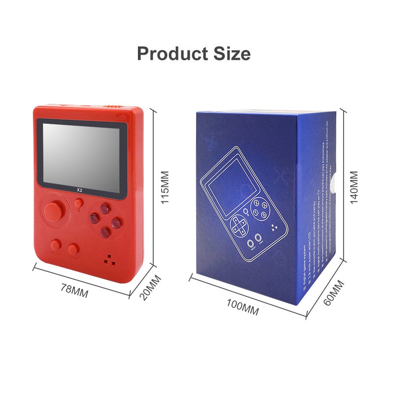 561-X2 Nostalgic 2.8 Inch LCD Screen Built-In 2500 Handheld Game Console - Image 1