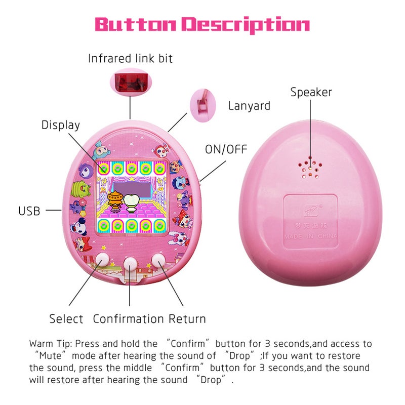 Electronic Cartoon Pet Handheld Game Console - Image 4