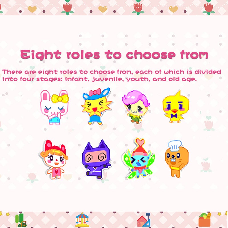 Electronic Cartoon Pet Handheld Game Console