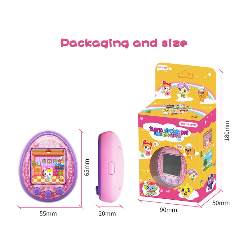 Electronic Cartoon Pet Handheld Game Console