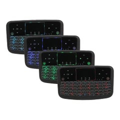 A36 Mini Wireless Keyboard 2.4G Backlit Air Mouse Touchpad For Android TV Box Smart TV PC PS3 Black