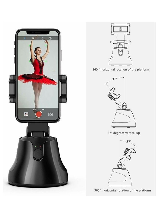 أباي جيني - عصا سيلفي بخاصية التصوير التلقائي الذكي بزاوية 360 درجة أسود - Image 1