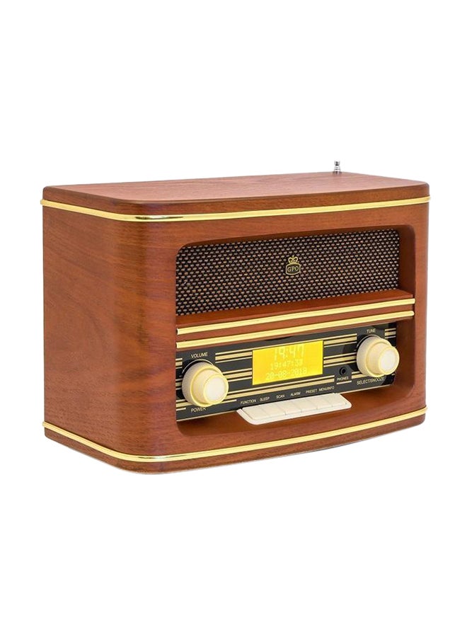 GPO Retro Winchester Digital Retro Radio WINCHESTER-DAB Brown  - Image 1