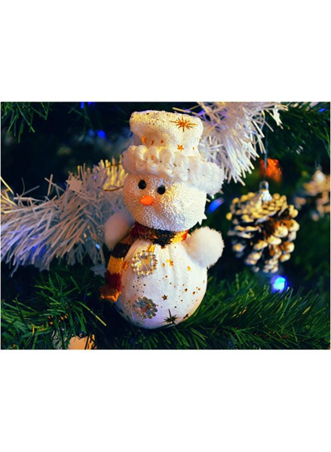 فاست برينت ملصق جداري بتصميم رجل الثلج أخضر/أسود/أبيض 160x120سم