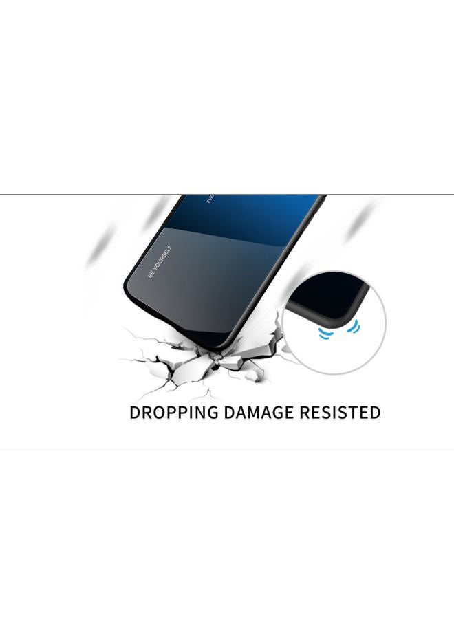 BG Be Yourself Printed Case Cover For Apple iPhone 12 Pro Blue/Black - Image 2