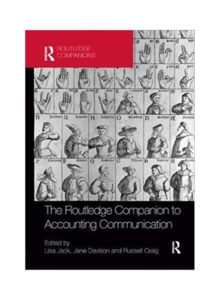 The Routledge Companion To Accounting Communication paperback english - 06 Sep 2018 - v1605100786/N41507168A_1