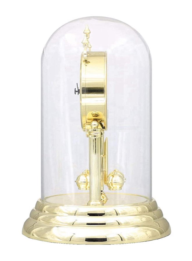 Seiko - Mantel Clock With Dome Clear/Gold 23.5 x 15.88cm - Image 1