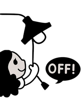 Electrical Switch Wall Sticker Black 10 x 10cm - v1605100831/N15957461A_1