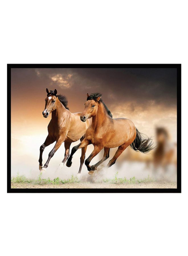 Spoil Your Wall Horse Poster With Frame Multicolour 55 x 40cm  - Image 1