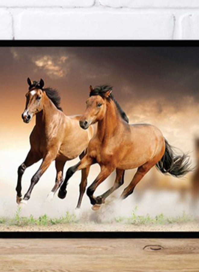 Spoil Your Wall Horse Poster With Frame Multicolour 55 x 40cm  - Image 2