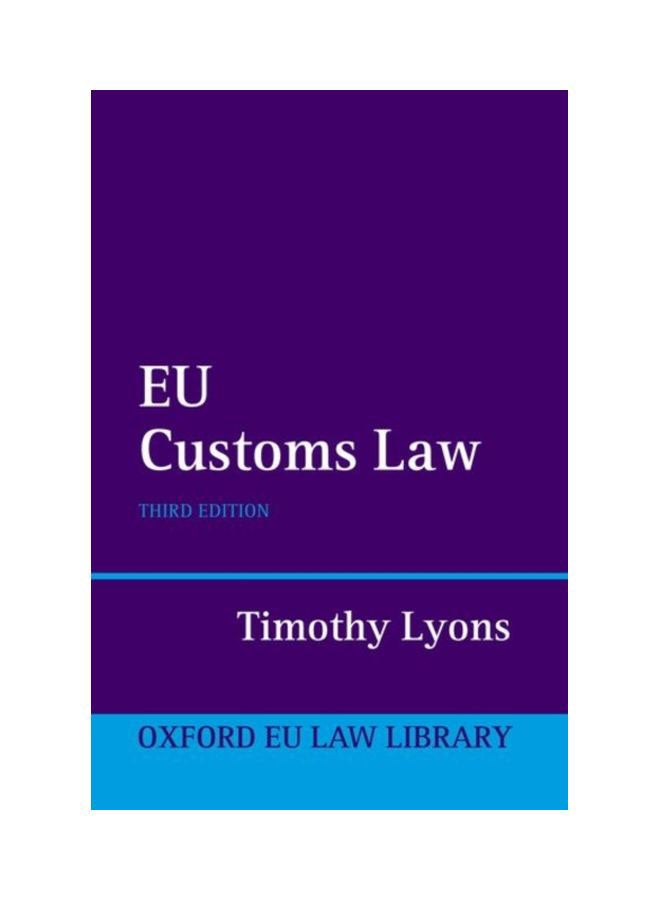 EU Customs Law hardcover english - 28 Aug 2018 