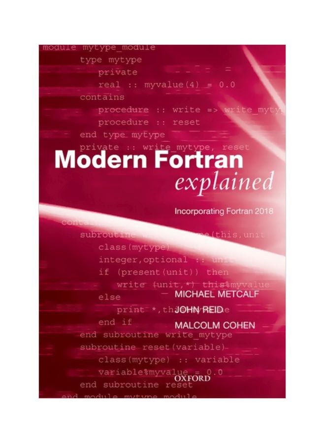 Modern Fortran Explained: Incorporating Fortran 2018 paperback english - 06 Nov 2018 