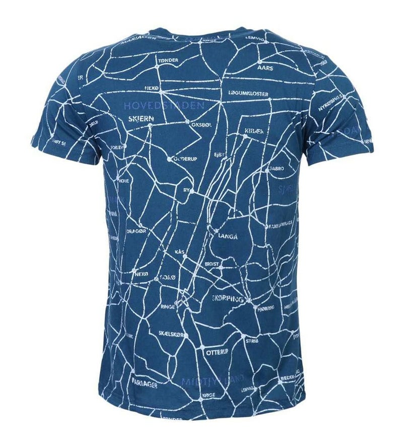 Hummel Short Sleeve Teodor T-Shirt Blue  - Image 2